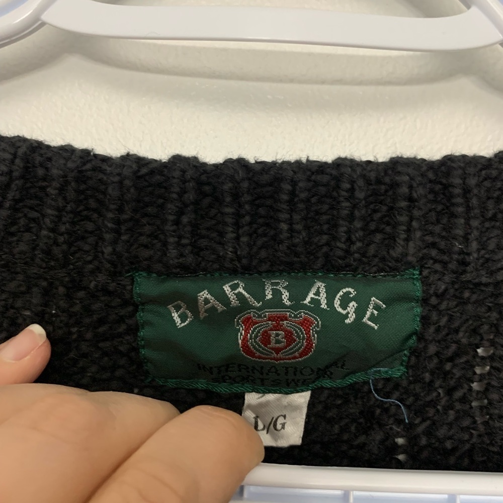 Vintage crewneck wool long sweater size large - Picture 2 of 5